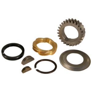 Kit distribution (pignons + entretoises + clavettes)