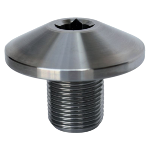 Ecrou de poulie de vilebrequin en inox avec trou pour clé 3/8''