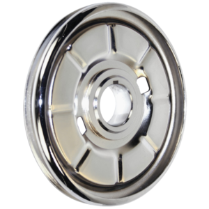 Poulie de vilebrequin 8/60- chromée