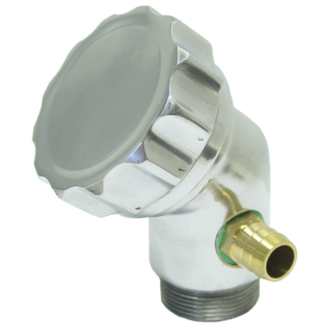 Remplissage d’huile aluminium coudé