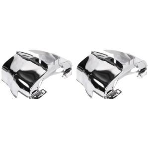 Couvres cylindres (2) chromés double admission Off-Road (idéal pour mettre des grosses pipes d'adm.)