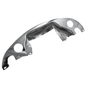 Tôle arr moteur chromée avec prise chauffage