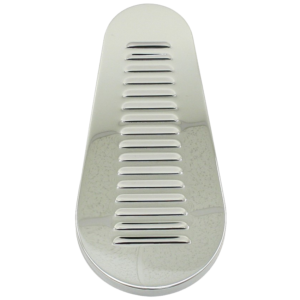 Couvre courroie chromé à louvers