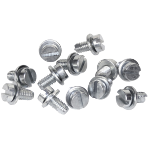 Set de 12 vis chromées + rondelles pr tôles moteur