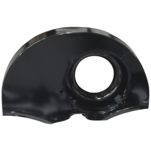 Turbine moteur sans chauffage, avec radiateur, peinte en époxy noir brillant