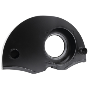 Turbine moteur noire avec chauffage et sans radiateur