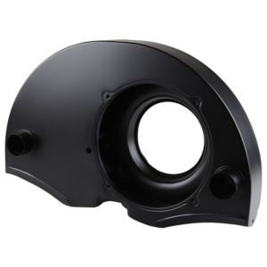 Turbine moteur noire avec chauffage et avec radiateur