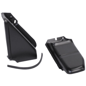 Set de 2 tôles sortie de radiateur d’huile noires