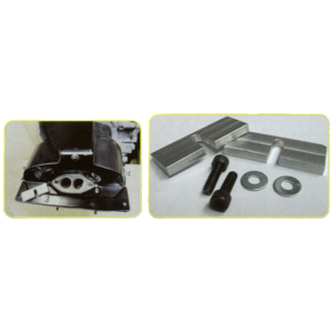 Set de 2 câles d’ajustage de turbine sur caches cylindres pour moteur longue course