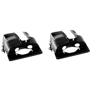 Couvres cylindres (2) noirs double admission