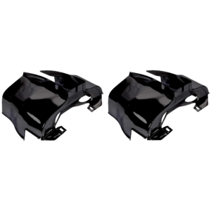 Couvres cylindres (2) noirs double admission Off-Road (idéal pour mettre des grosses pipes d'adm.)