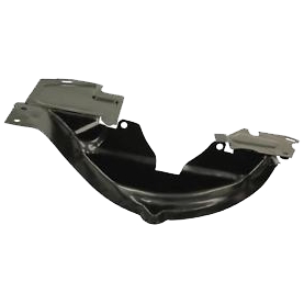 Tôle dessous poulie noire 8/71- sans trou de trop plein