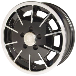 Jante GASBURNER 5.5 x 15’’ noire et polie 5x112 (ET 20)