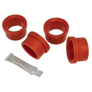 Tubes (4) uréthane de remplacement des roulements EXTERIEUR de train avant à pivots -7/65