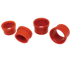 Tubes (4) uréthane de remplacement des roulements EXTERIEUR de train avant à rotules 8/65-