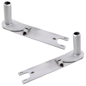 Set de 2 lames de torsion réglables pour train arrière à trompettes en 675mm