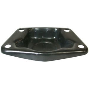 Couvercle noir de barre de torsion arrière pour trompettes 9/59- (pour silentbloc crénelé)