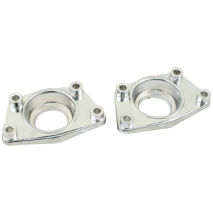 Set de 2 couvercles chromés de lame de torsion arrière pour cardan "double lame" (modèle US)