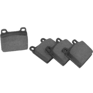 Set de 4 plaquettes de freins 8/72-6/86 (77x70x19mm)