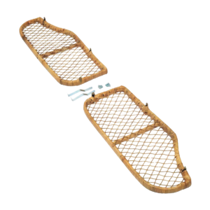 Porte paquet bambou (2 pièces avec kit de montage)