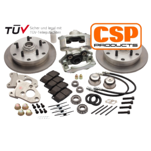 Kit frein à disques avant 5x130 CSP pour pivots -7/65 avec déport 0