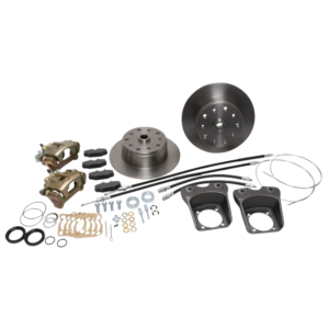 Kit frein à disques arrière double perçage 5x130 et 5x4.75'' (chevy) pour cardans 73-