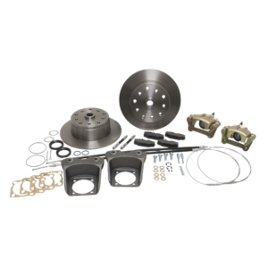 Kit frein à disques arrière double perçage 5x130 et 5x4.75'' (chevy) pour trompettes -67