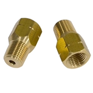 Set de 2 adaptateurs droit de durite de frein Mâle 1/8'' NPT vers femelle M10x100