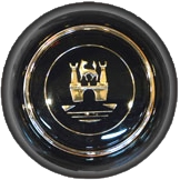 Bouton de klaxon noir siglé WOLFSBURG -67