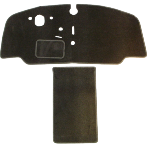 Set de 2 tapis avant noir pour combi 8/67-7/72