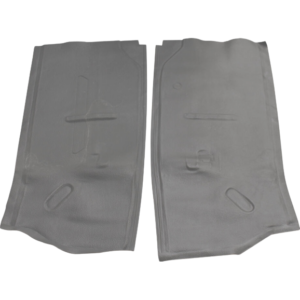 Set de 2 tapis caoutchouc gris gauche et droit sous banquette avant 63-67