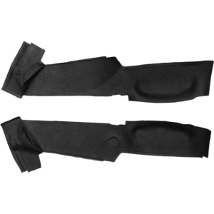 Set de 2 tapis caoutchouc enveloppant la surélévation des sièges avant gauche et droit 68-76