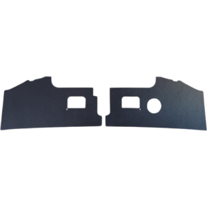 Set de 2 cartons NOIR devant le pédalier 71-79