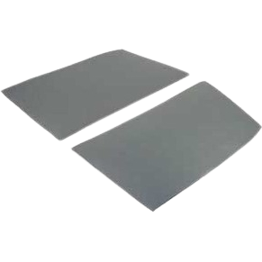 Ciel de toit de cabine avant en carton gris, aspect granulé identique aux cartons d'origine, la paire 3/1955-7/1967