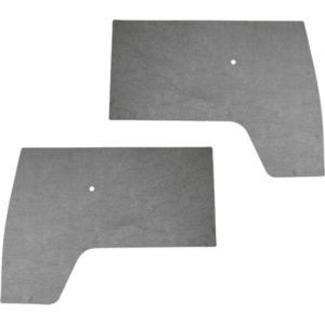 Set de 2 panneaux de porte en carton gris comme origine T2 -67