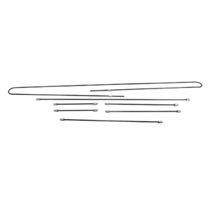 Kit tuyaux rigides de frein T1 simple circuit 8/57-7/67
