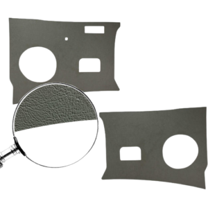 Set de 2 panneaux en carton gris sous tableau de bord T2 64-67