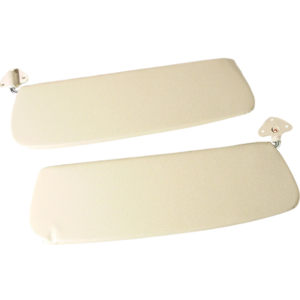 Set de 2 pare-soleil blanc 52-67 (sans miroir passager)