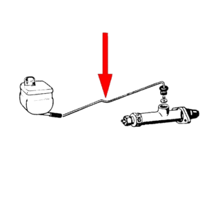 Tuyau métallique de raccord bocal / maître-cylindre -66