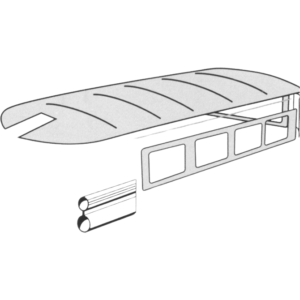 Jonc de finition blanc de ciel de toit