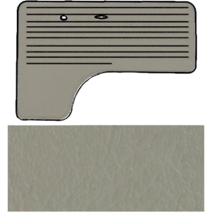 Set de 2 panneaux de porte avant 68- Off White