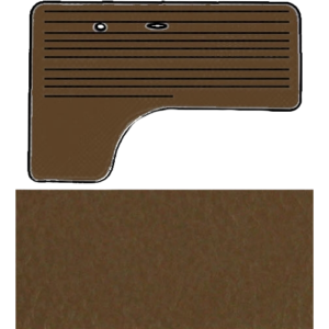 Set de 2 panneaux de porte avant 68- Tan