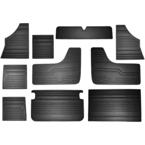 Set de 10 panneaux de porte pour Bay Window 68-79 Noir