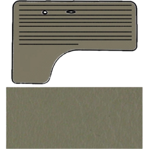 Set de 2 panneaux de porte avant 68- Beige