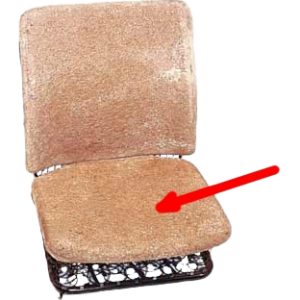 Rembourrage d’assise de siège 1/3 T2 62-67