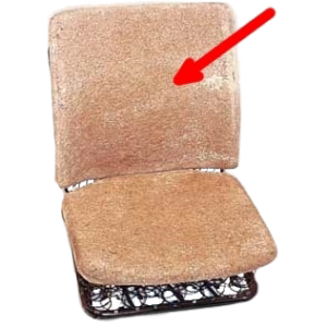 Rembourrage de dossier de siège 1/3 T2 62-67