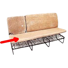 Rembourrage d’assise de banquette centrale T2 -79