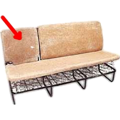 Rembourrage de dossier 1/3 T2 -79