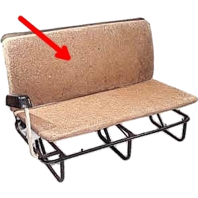 Rembourrage de dossier de banquette 3/4 T2 -79