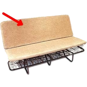 Rembourrage de dossier de banquette arrière T2 -79 (sauf double cab)